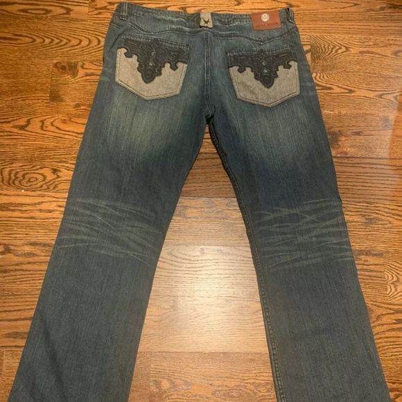 Antik Denim Button Fly Bootcut Jeans size 42 - Picture 6 of 12